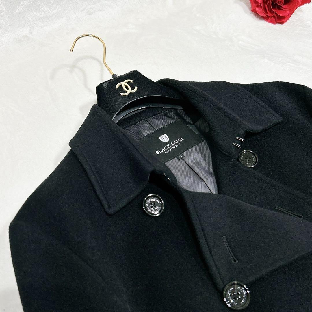 ほぼ未使用✨　ブラックレーベルクレストブリッジ　トレンチコート　ウール　XL