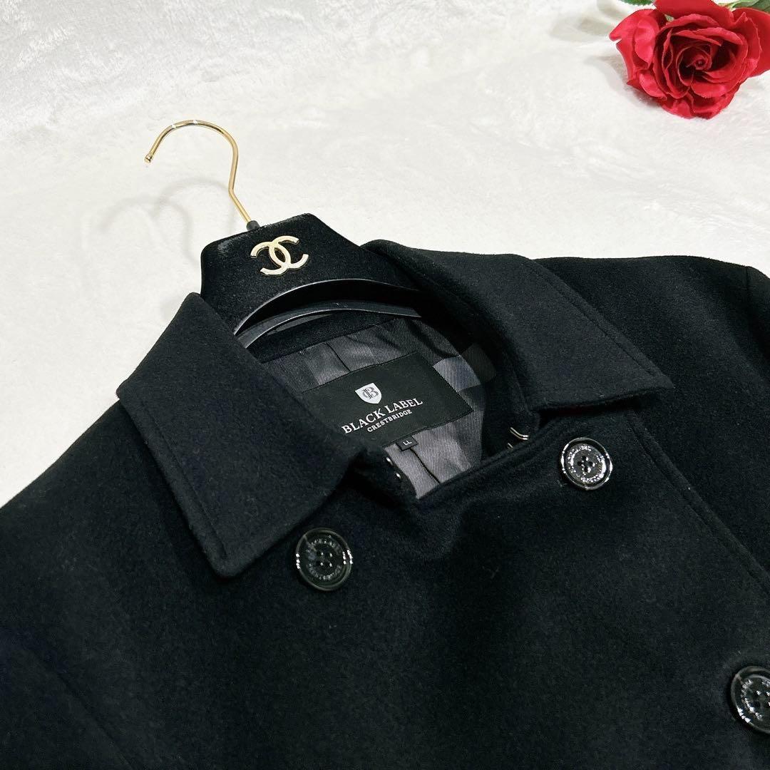 ほぼ未使用✨　ブラックレーベルクレストブリッジ　トレンチコート　ウール　XL