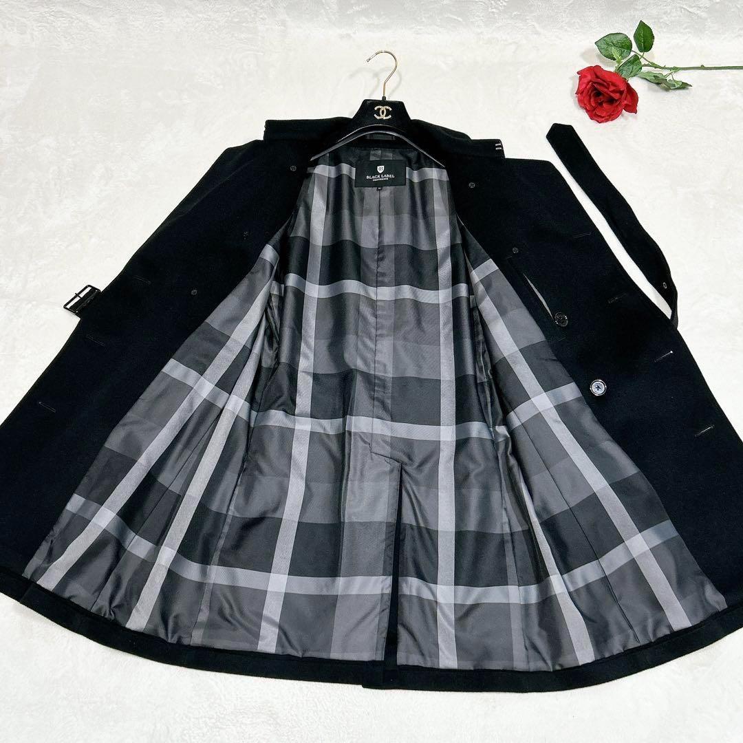 ほぼ未使用✨　ブラックレーベルクレストブリッジ　トレンチコート　ウール　XL