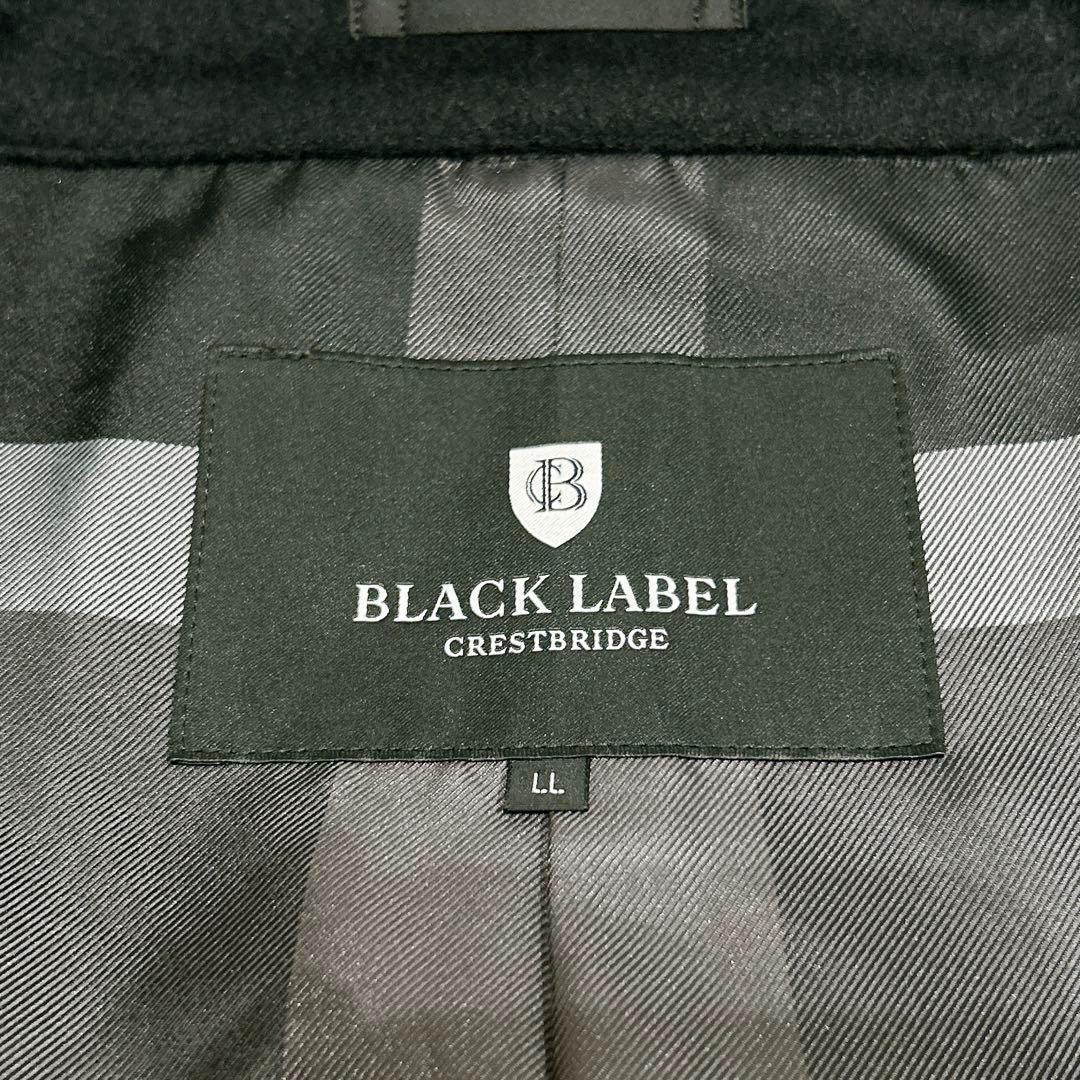 ほぼ未使用✨　ブラックレーベルクレストブリッジ　トレンチコート　ウール　XL