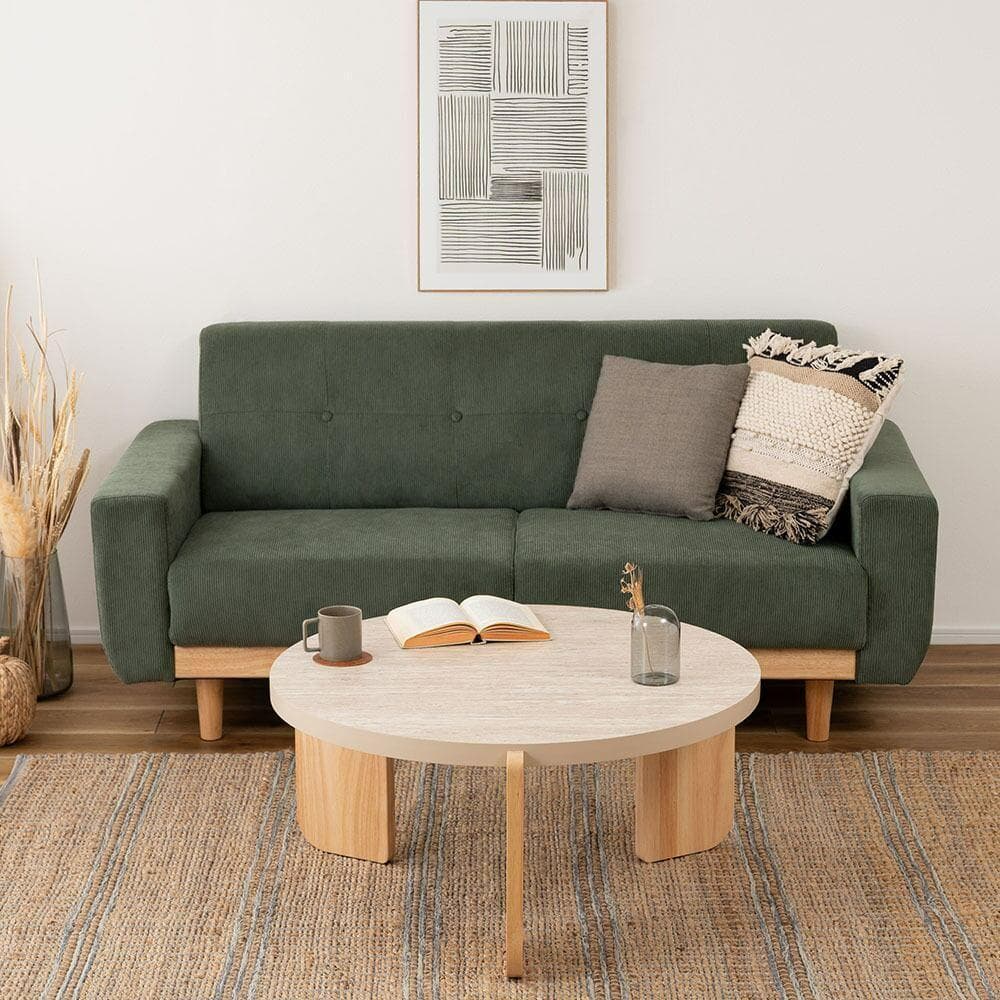 新品 送料込み センターテーブル ローテーブル 幅83cm ベージュ L