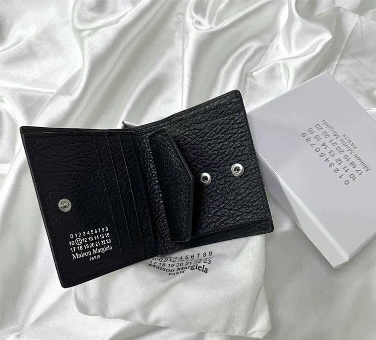 メゾンマルジェラ 2つ折り財布 ブラック