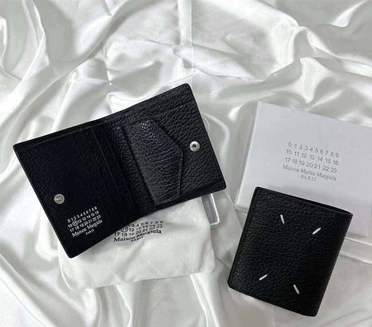 メゾンマルジェラ 2つ折り財布 ブラック