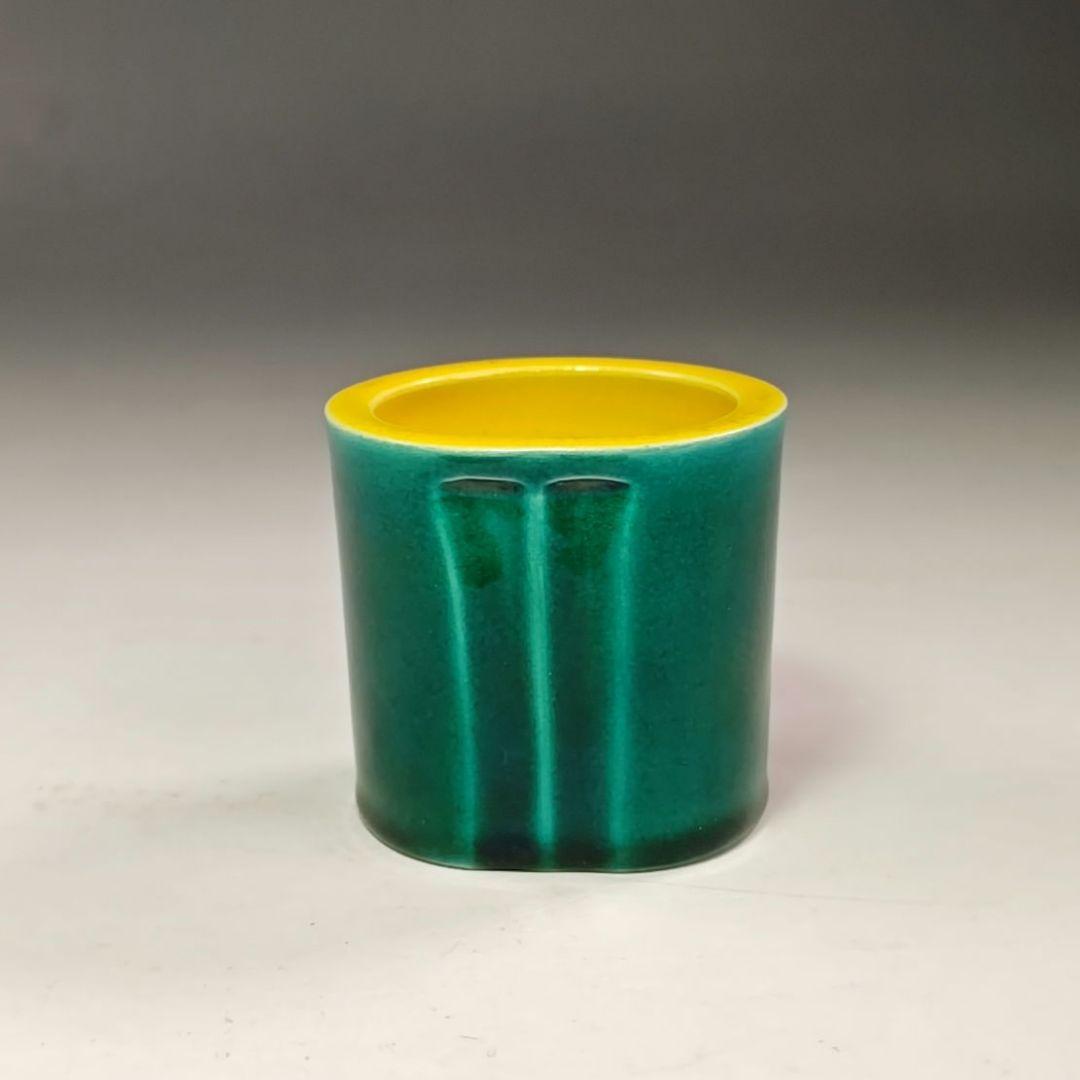 イ680 蓋置『永楽善五郎造』『交趾　竹　蓋置　共箱』茶道具