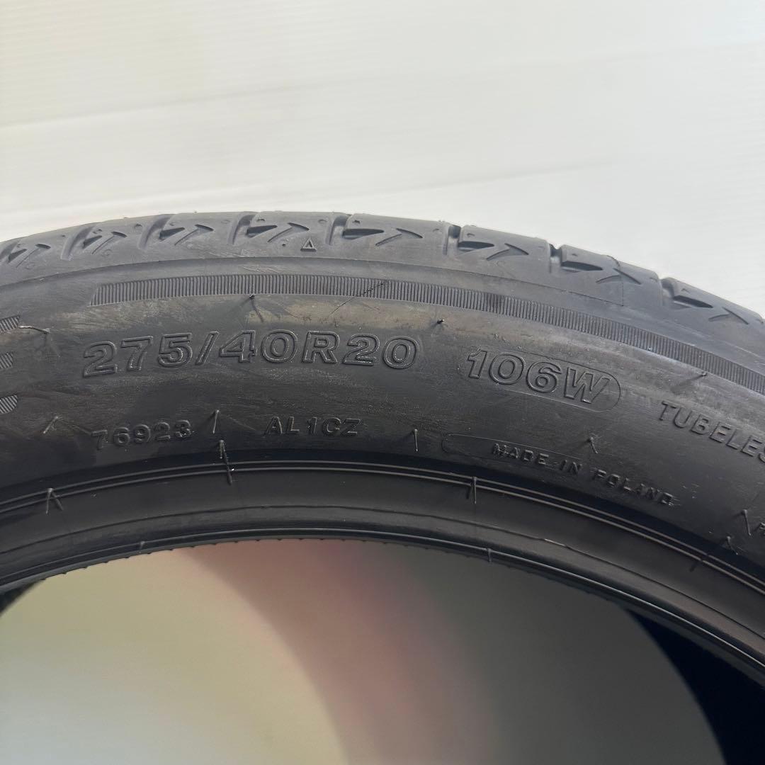 未使用品　275/40R20 RFT サマータイヤ　【2本価格】BS アレンザ
