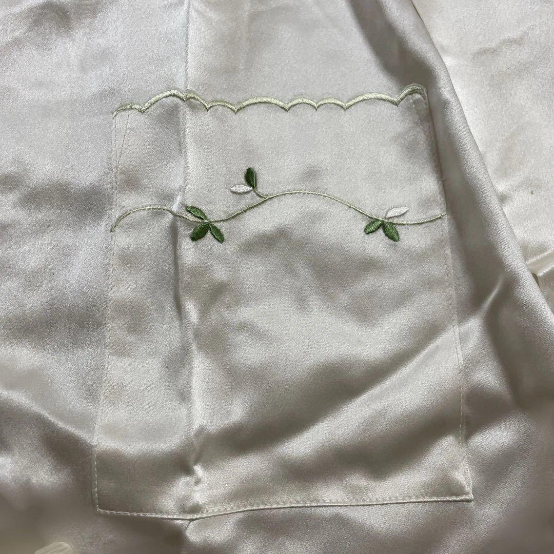 テ*)様 ワコール　シルク　絹　パジャマ　刺繍　ケセラ　花柄