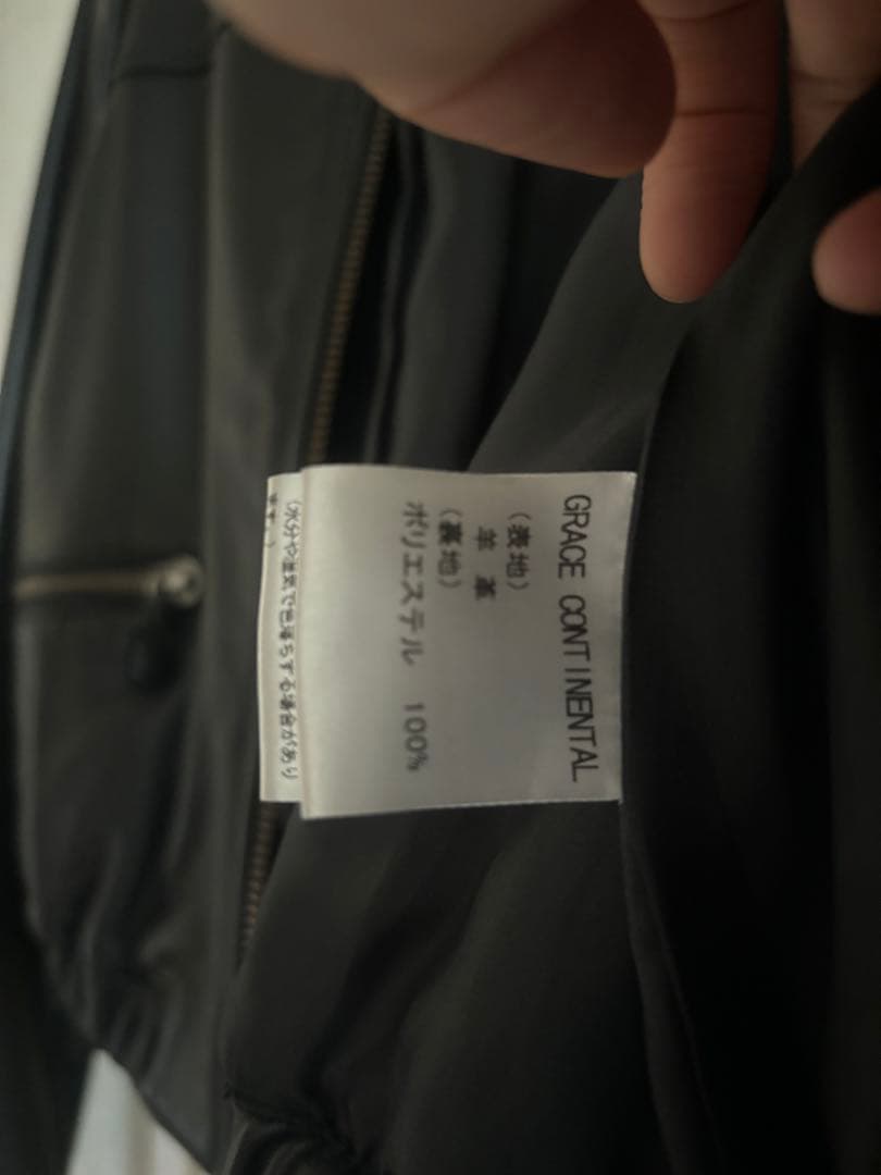 am様　GRACE CONTINENTAL 黒 レザージャケット