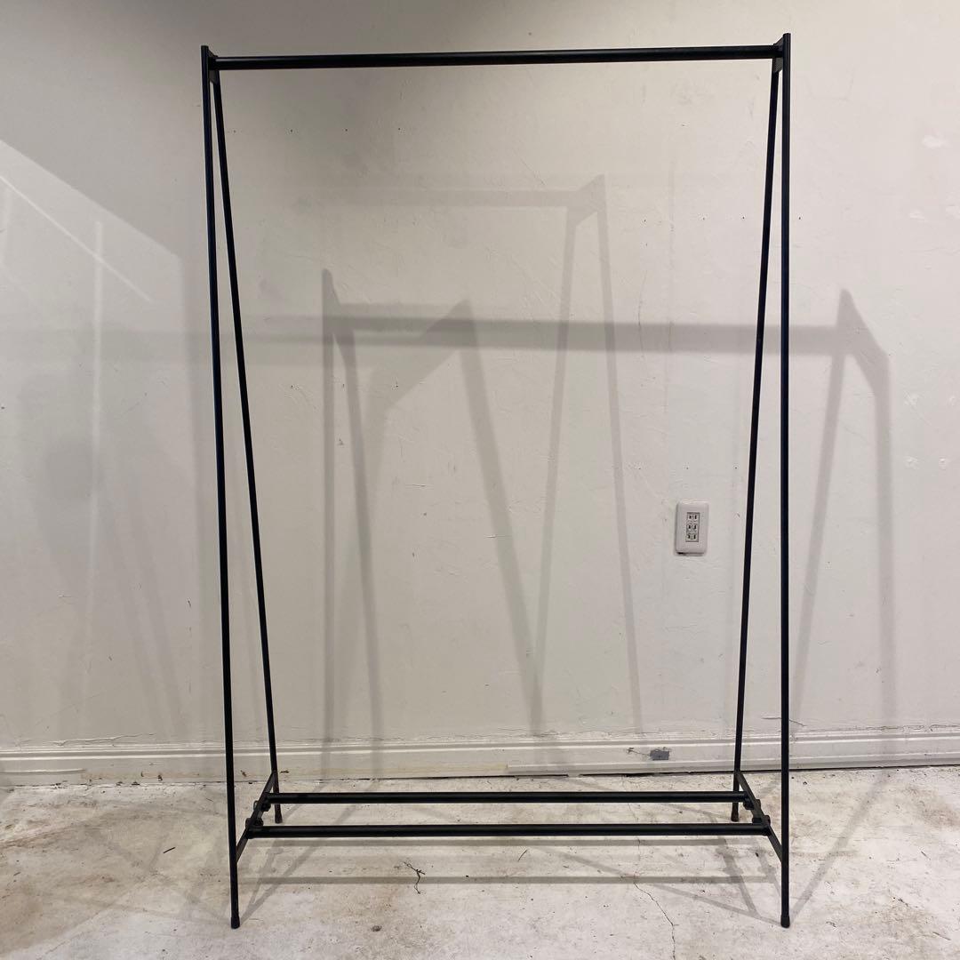 ブルックリンスタイル　スチール　ハンガーラック　黒鉄　店舗什器