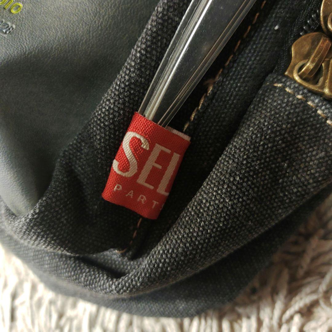 【新品未使用】DIESEL　ディーゼル　ボディバッグ　デニム　グレー