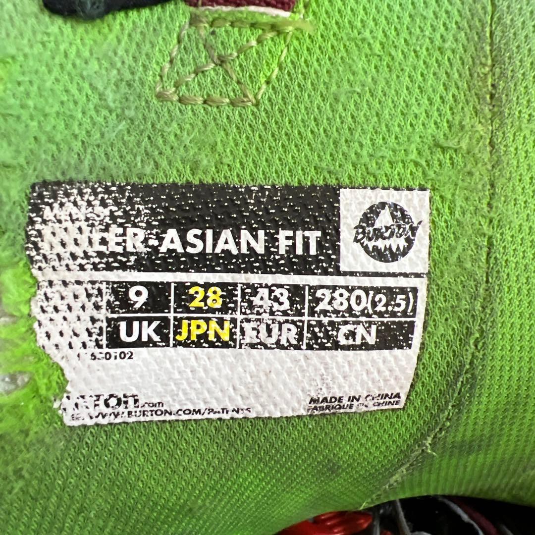 【即日発送】BURTON RULER-ASIAN FIT 28cm