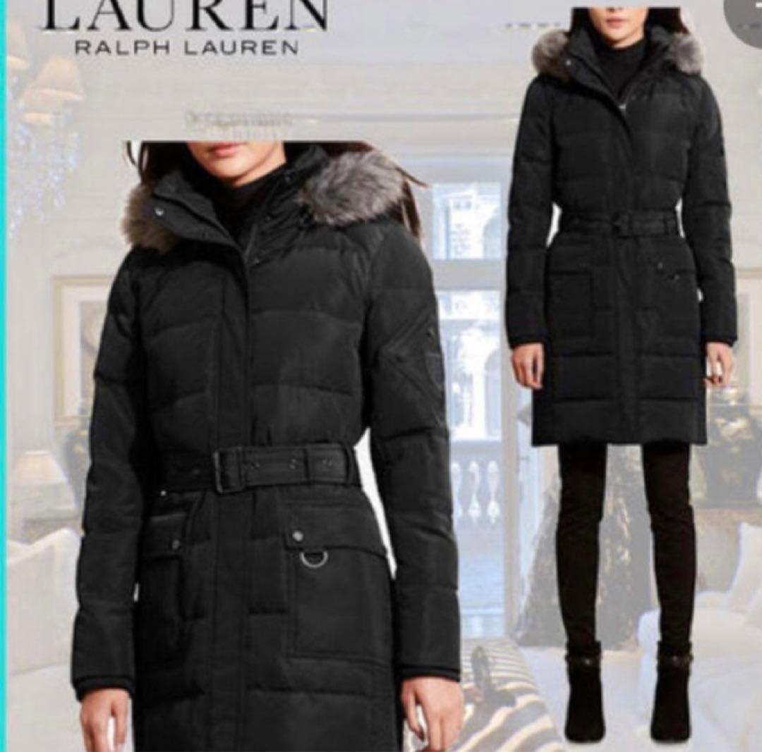 LAUREN RALPH LAUREN ダウンコート フェザー ロング S ７号
