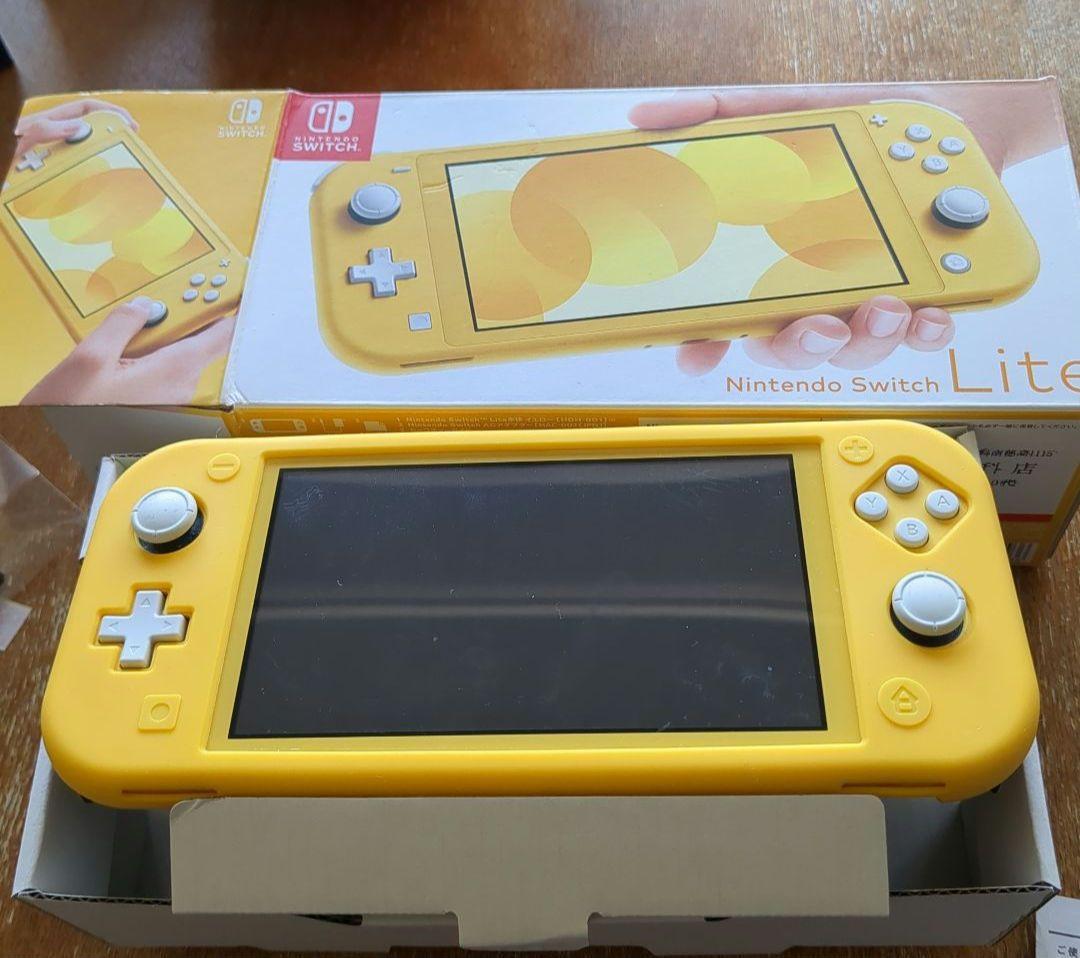 美品☆Nintendo Switch Lite イエロー 本体（充電器なし）