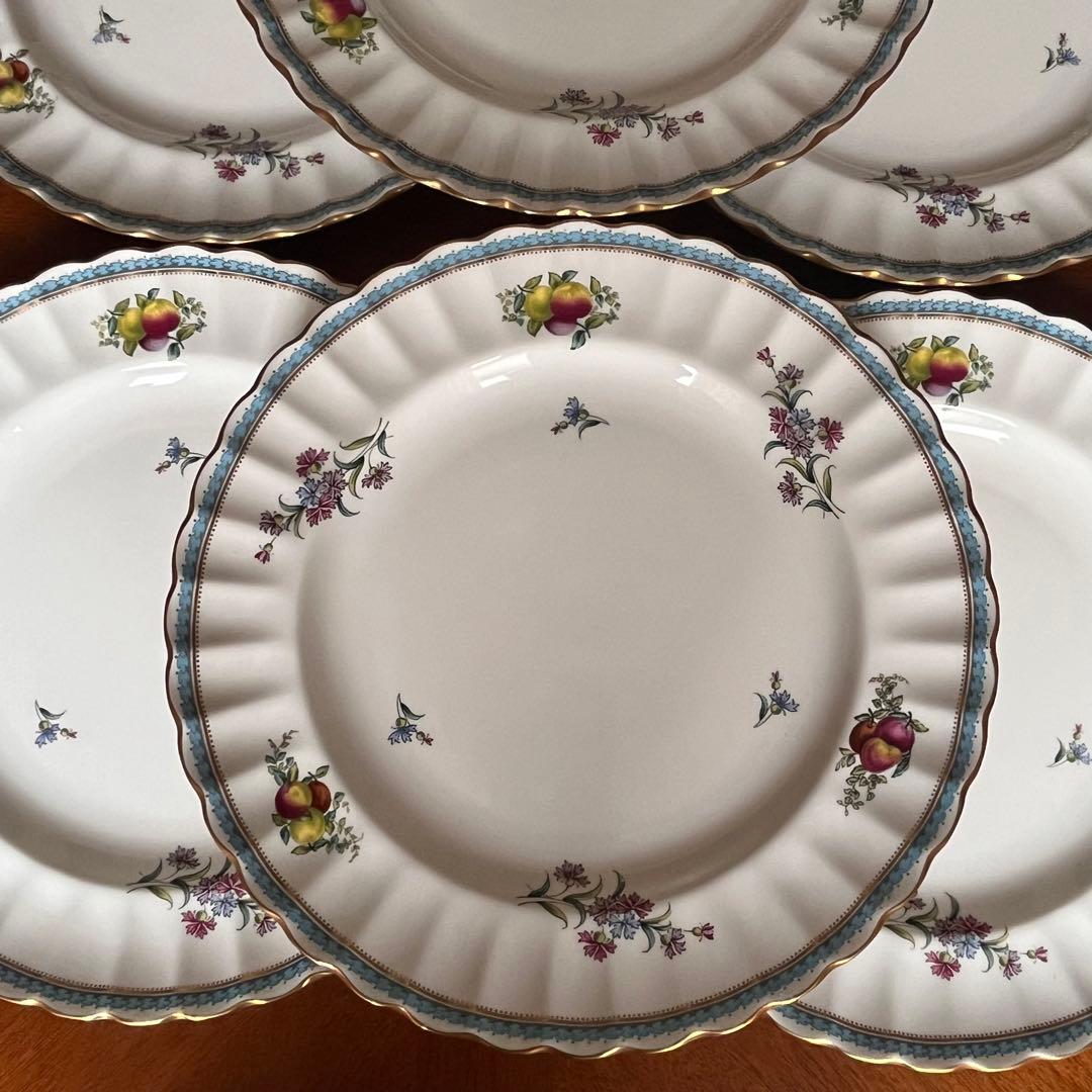 【希少品】スポード ★トラップネルスプレイズ★ディナー皿　5枚