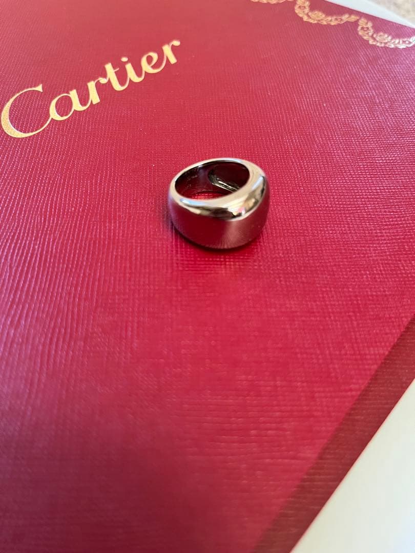 希少　Cartier ヌーベルバーグ　ホワイトゴールド　リング　#51