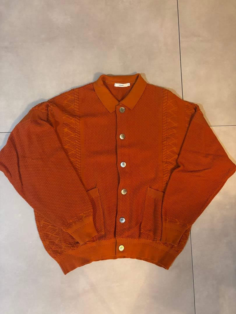 【YASHIKI】Nanohana Collar Cardigan (1)