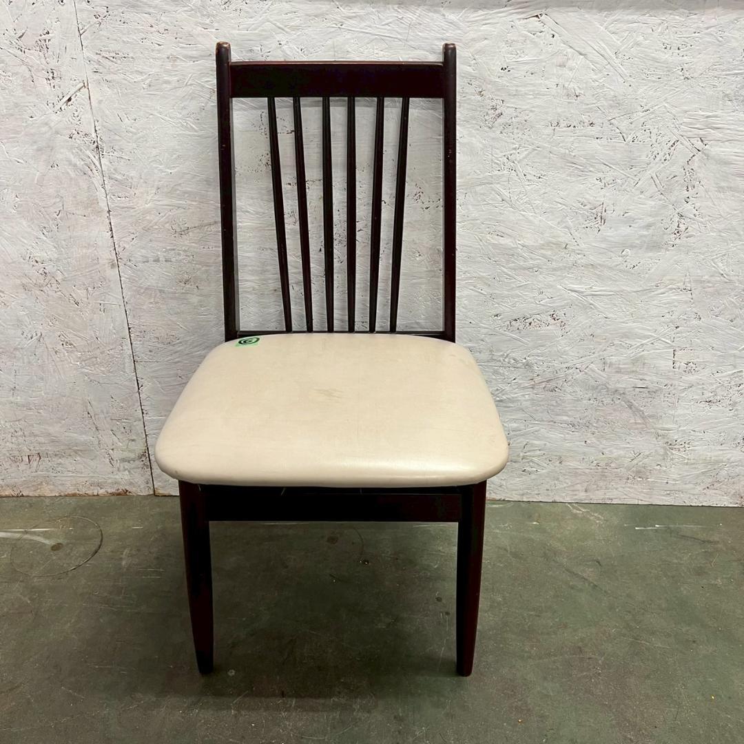 【カリモク】ダイニングチェア 木製 椅子 オールドカリモク ⑥ Y1984