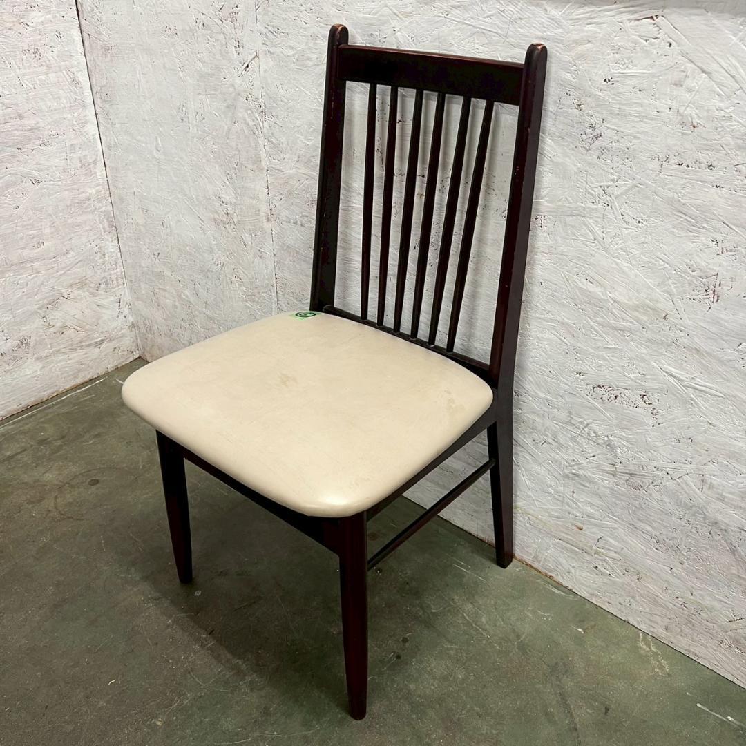 【カリモク】ダイニングチェア 木製 椅子 オールドカリモク ⑥ Y1984