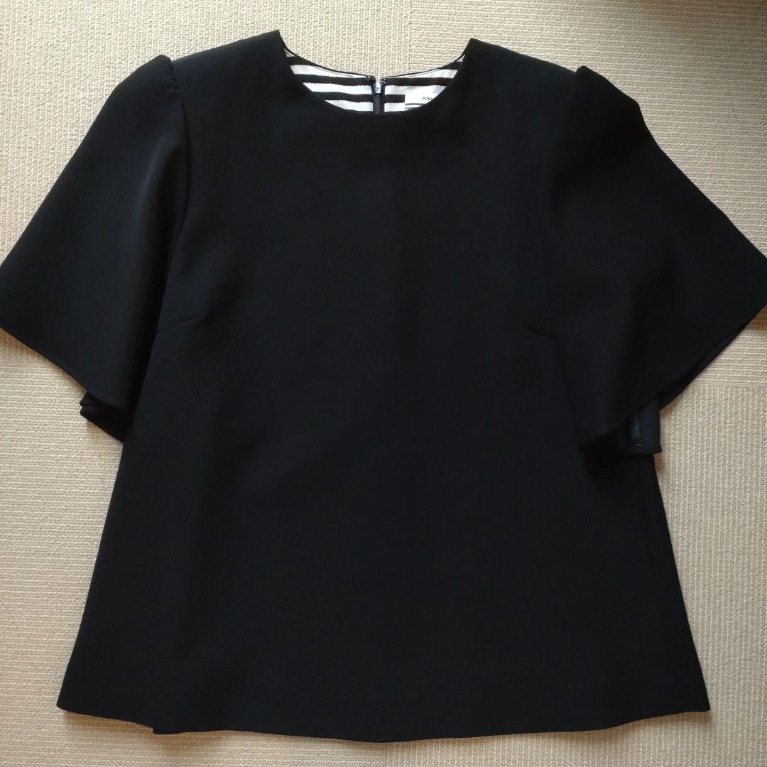 新品　BORDERS at BALCONY ブラックトップス 38