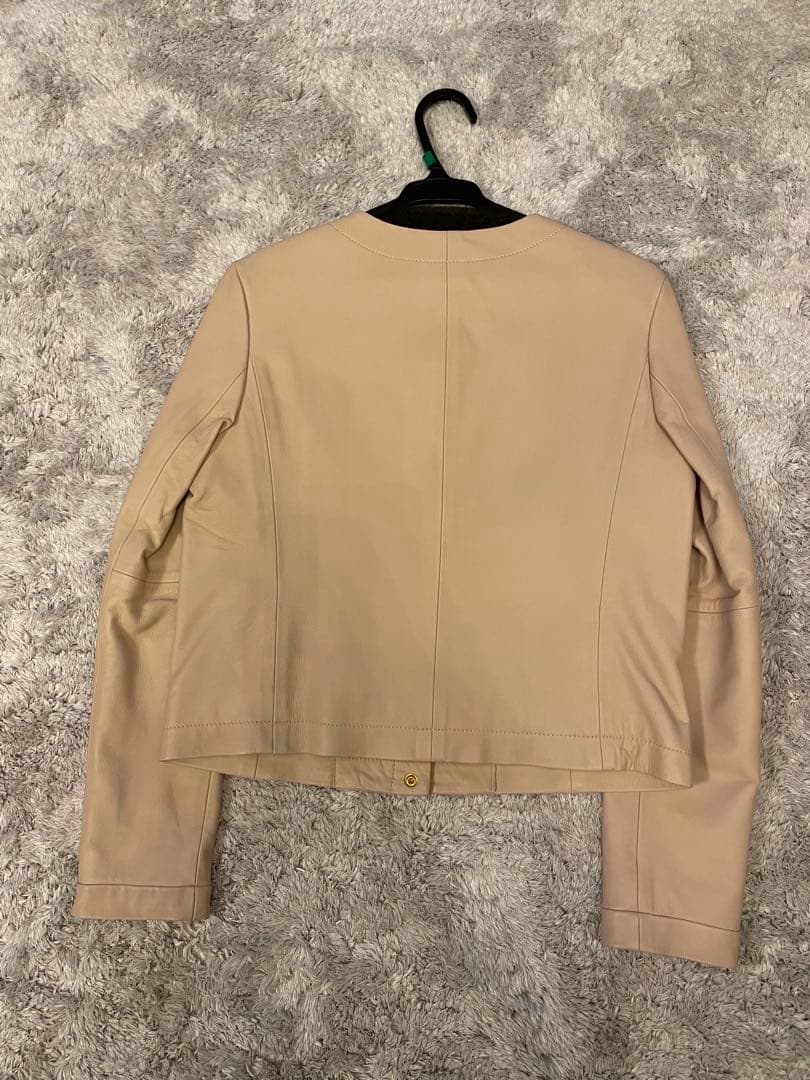 専用⭐︎ANAYI⭐︎ラムレザードットボタンジャケット