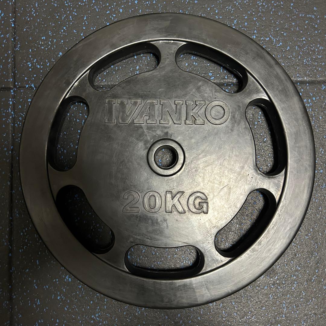 IVANKO イヴァンコ 径28mm ラバープレート 20kg① アイロテック