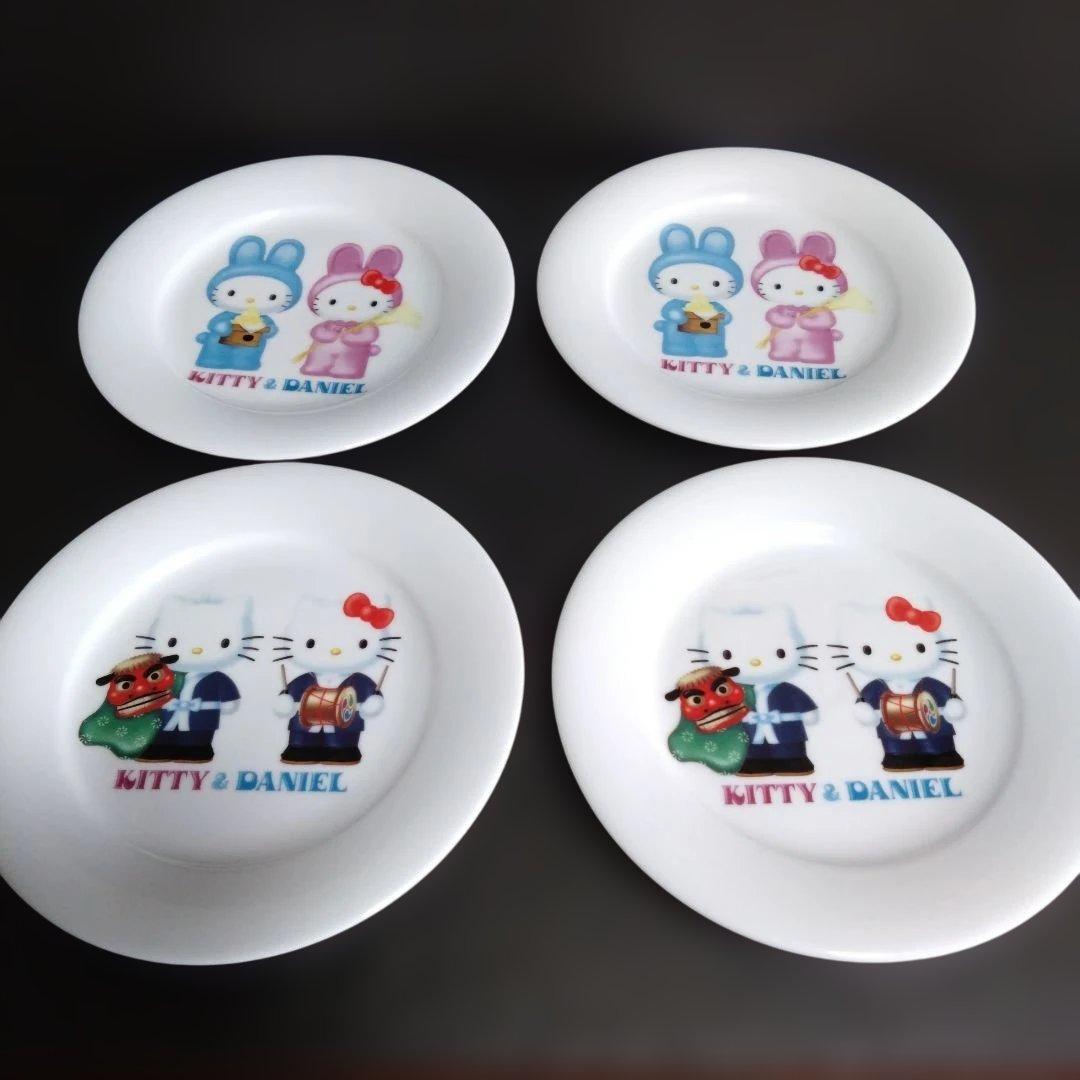 未使用 Hello kitty Daniel プレート7枚　キティ・ダニエル