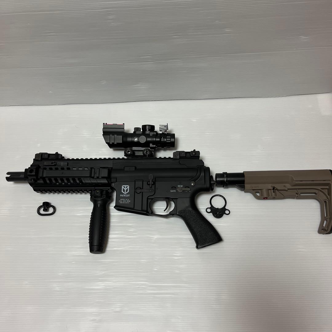 東京マルイ　M4 パトリオット ハイサイクル　スコープ&ストック&フォアグリップ
