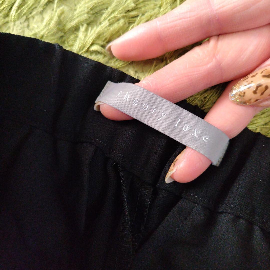 Theory luxe 小さいサイズ ノーカラージャケットパンツ上下セットアップ