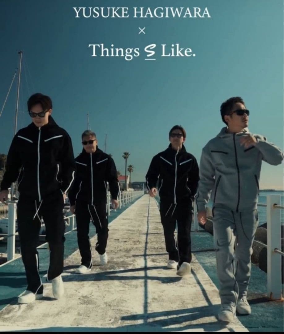 Things S Like 萩原裕介 上下セットアップ ブラック