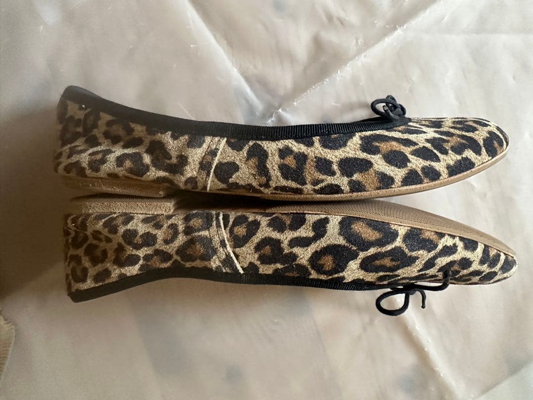 ポルセリ レオパード バレエシューズ コラボ 38 Cloth&Cross 雅姫