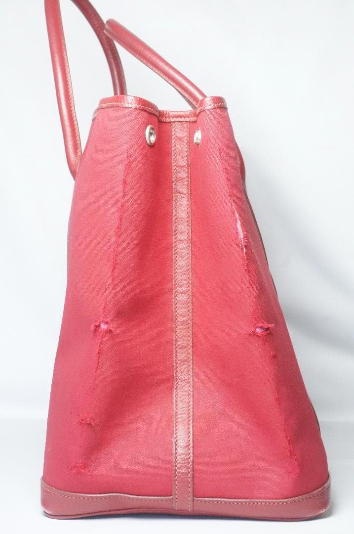 大特価　HERMES エルメス　ガーデンパーティ MM J刻印 シルバー金具