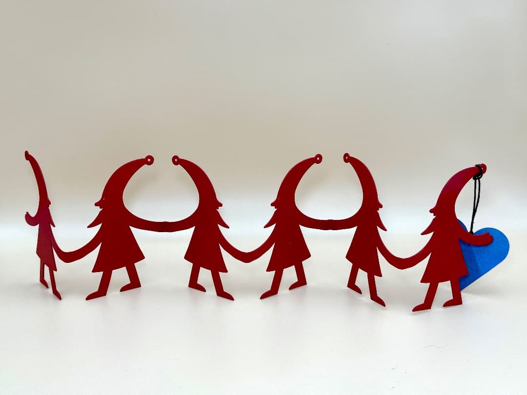 フィンランド購入 アイアン製 北欧オブジェ 未使用 約34cm