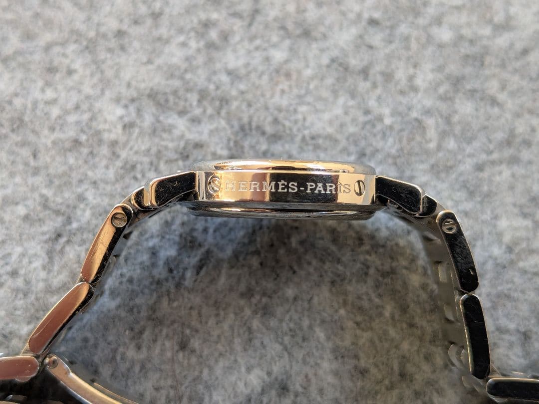 HERMES クリッパー CL4.210 文字盤ピンク