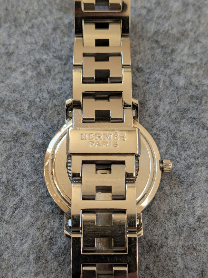 HERMES クリッパー CL4.210 文字盤ピンク