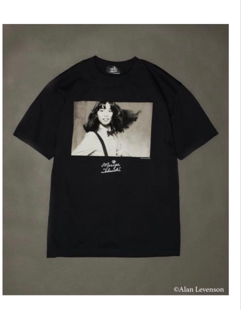 《WEB限定予約》竹内まりや / PLASTIC LOVE プリント Tシャツ黒