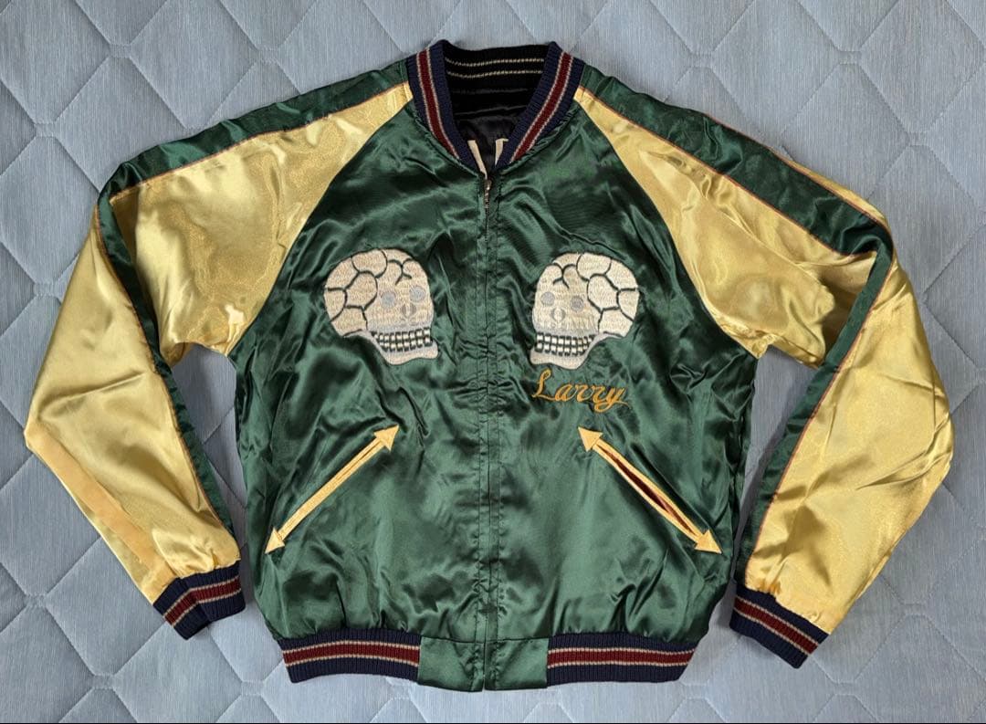 ★極美品！テーラー東洋リバーシブルスカジャン WILD CHILDスカル /龍鷹