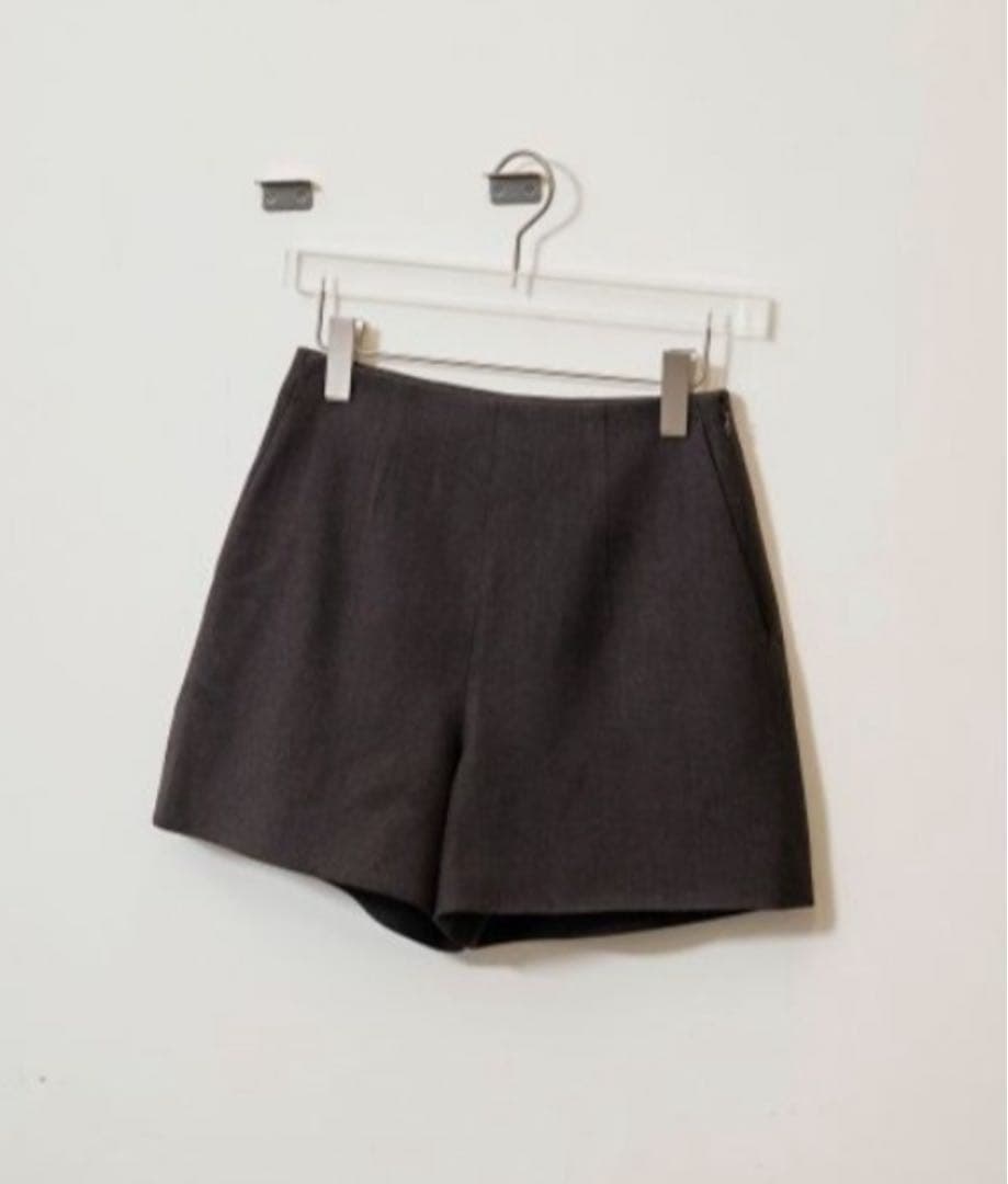 todayful WoolTwillshortpants ダークブラウン 38