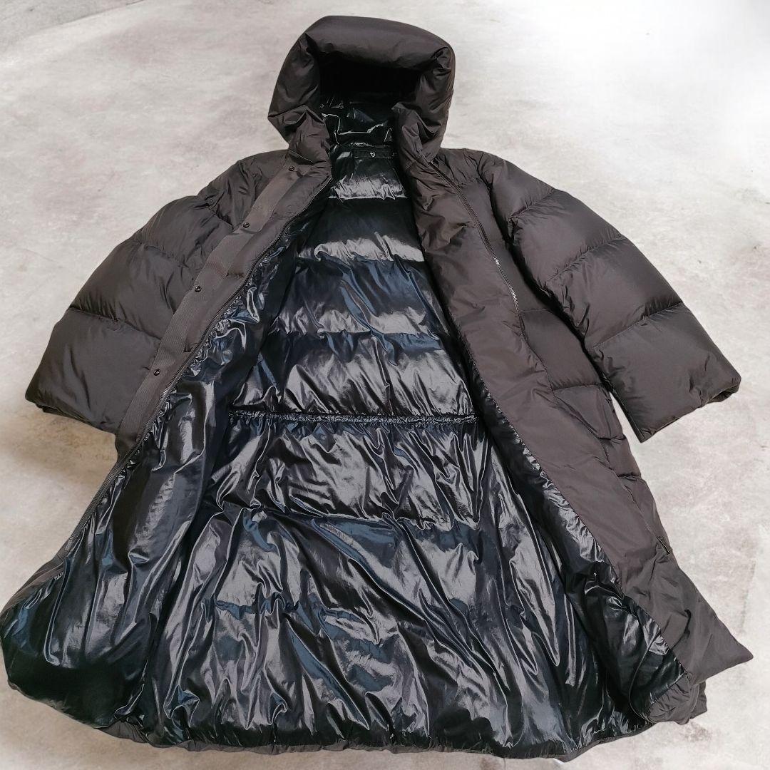 【✨極美品✨】UNIQLO+J◎ダウンロングコート ダークグレー XXL
