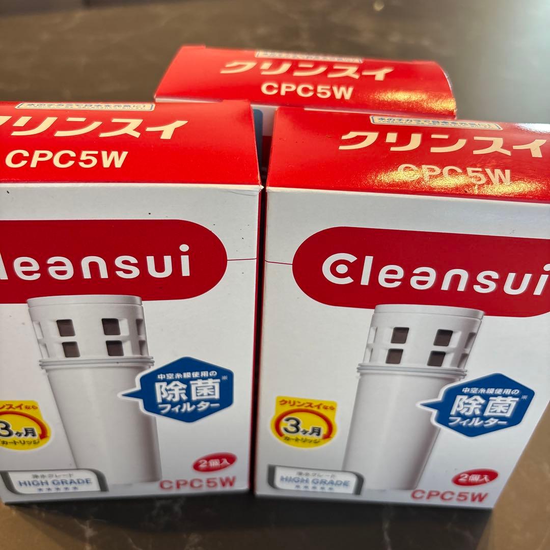Cleansui CPC5W ポット型浄水器用カートリッジ 2個入り✖️3個