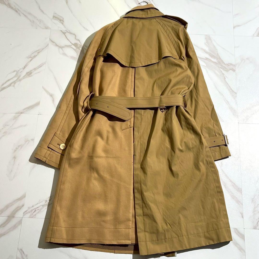 極美品 タグ付き✨sacai ドッキング異素材トレンチコー アシンメトリー 希少