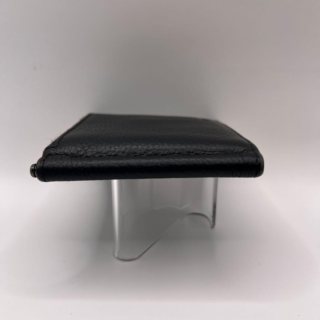 COACH C8272 二つ折り財布　マネークリップ　ブラック レザー　財布