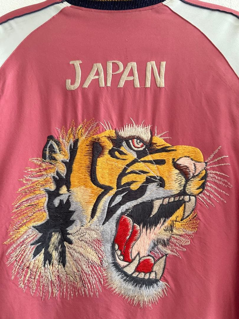 テーラー東洋 スーベニアジャケット 　スカジャン 虎顔×CHEVY LOVER