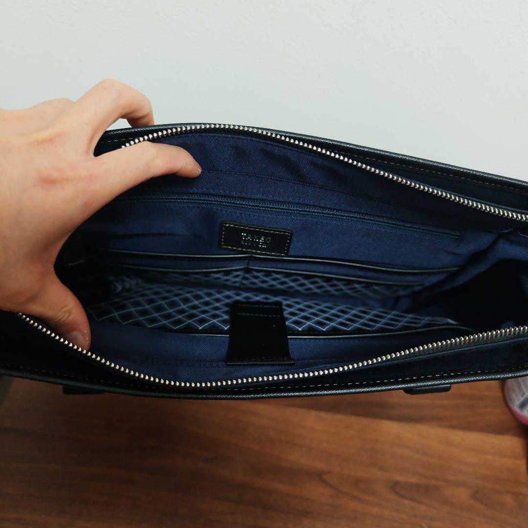 [極美品] タケオキクチ ライニング 撥水 トートバッグ A4