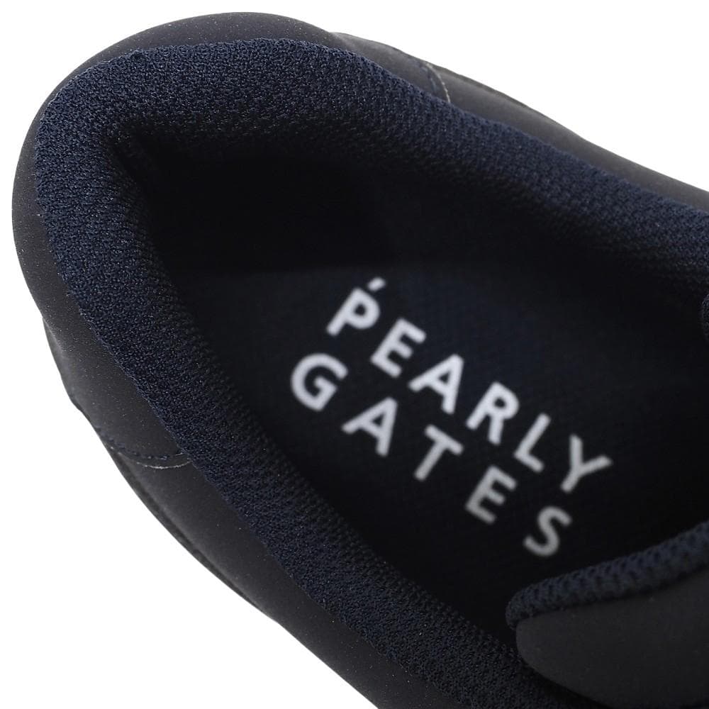 L06134 新品 PEARLY GATES ゴルフシューズ：23.5cm 紺