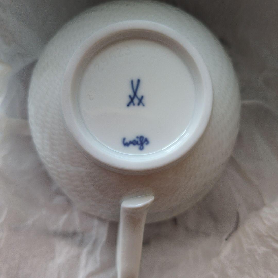 Meissen 波の戯れティーカップ2客セット