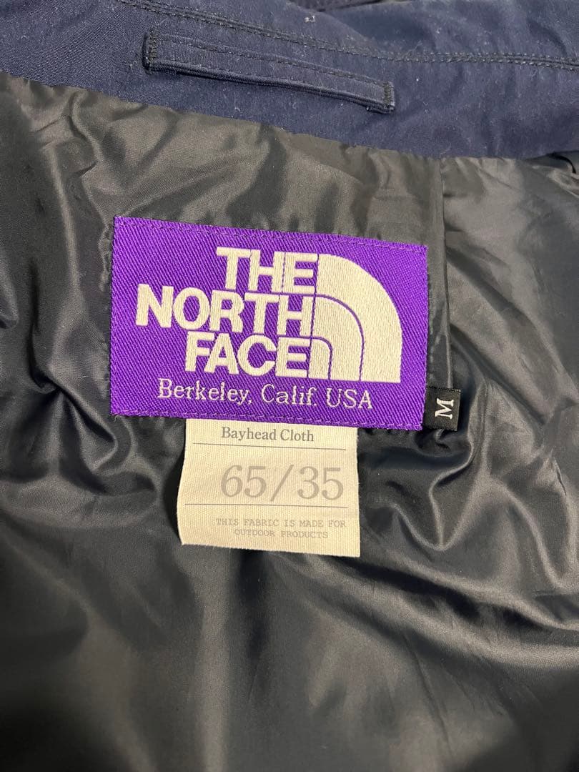 THE NORTH FACE パープルレーベルネイビー ステンカラーコート