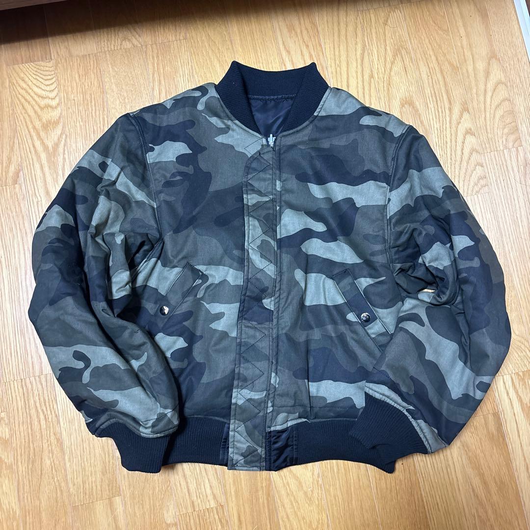 ジャケット・アウター BELVET Camo Reversible MA-1 Jacket
