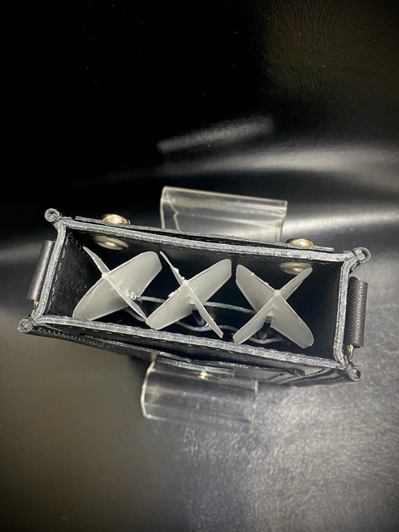 【レザーハンドメイド_全て手縫い】ドロップインダーツケースNo.74