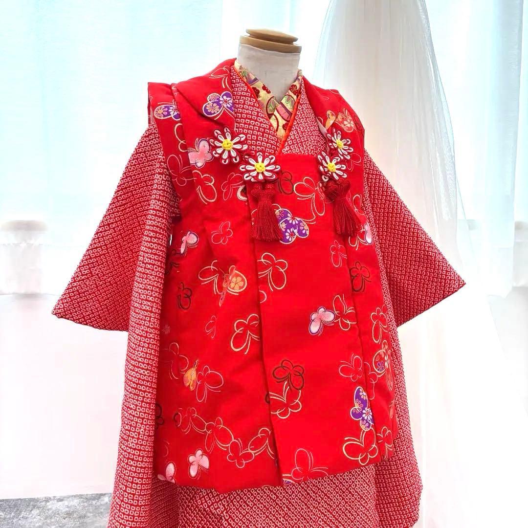 総絞り　３歳　お被布セット