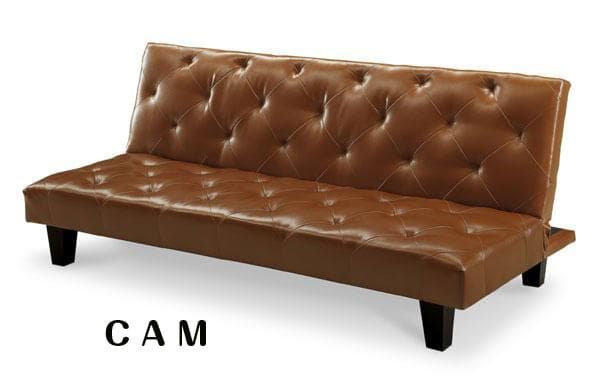 ソファーベッド ソファー 180 合皮 レザー 3人掛け ブラウン おしゃれ