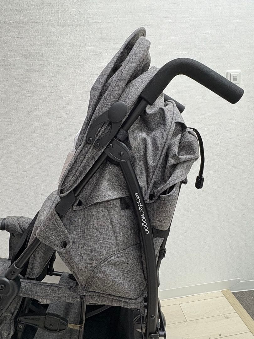 【美品】kinderwagon キンダーワゴン　DUOシティHOPⅡ 二人乗り